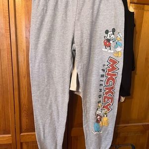 Grey Mickey Mouse Sweats